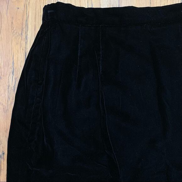 Talbots black velour pencil skirt - Picture 2 of 7